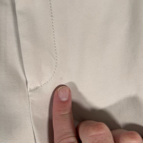 Banana Republic Ryan Fit Pants Women's 0 Khaki Flat Front Mid Rise Pockets - Picture 4 of 8